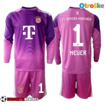 Otroške Nogometnih dresov Bayern Munich Manuel Neuer #1 Vratar Tretji 2025-26 Dolgi rokavi (+ hlače)
